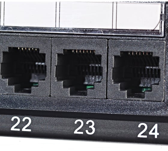 Патч-панель W&T 19", 24 порта RJ-45 WT-2029A-KR-24 ports