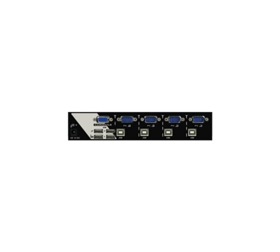 KVM переключатель REXTRON на 4 устройства, VGA, USB, доп. USB 2.0, поддержка аудио KAAG-114