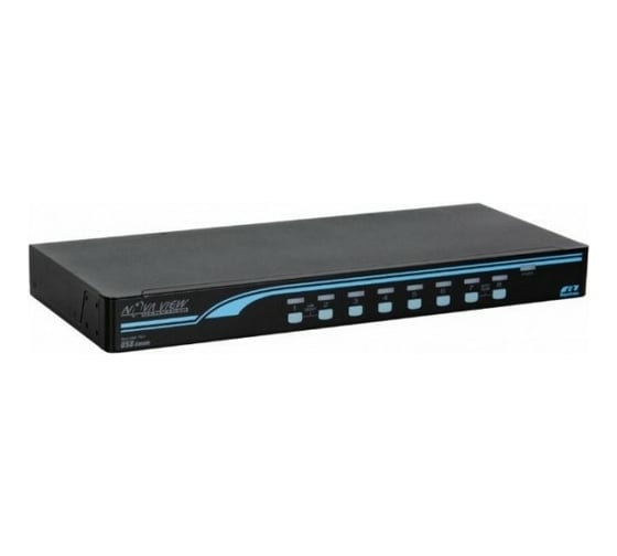 KVM переключатель REXTRON стоечный 19 16 портовый, VGA+USB, OSD, кабель и крепление UCNV116DRBC 1
