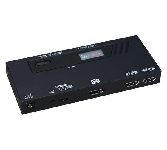 AV переключатель HDMI 4K REXTRON макс. разрешение 3840 x 2160, 2 входа, 1 выход VKGM-21 1