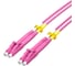Патч-корд волоконно-оптический Filum FL-FOD-2.0-LC/U-LC/U-MM504-0.5-LSZH-MG duplex, LC/UPC-LC/UPC, MM (OM4 50/125), LSZH, 0.5м, 00-01276514 1