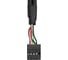Планка портов в корпус ExeGate 2xUSB2.0 BrctUSB2-2A-LP USB 2.0 9pin IDC 9pin F-2x USB 2.0 Af, кабель 20см, Low Profile 298293 3