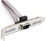 Планка портов в корпус ExeGate 1x COM BrctDB91 Com 10-pin F RS232 DB9 Male, кабель 20см 298291 1