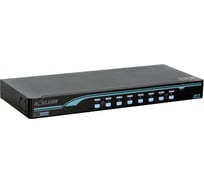KVM переключатель REXTRON стоечный 19 8 портовый, VGA + USB, поддержка аудио, кабель UCANV108QDCRB