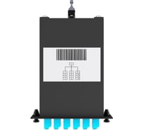 Кассета кроссовая NTSS 1 разъем 8MPO/UPC (male) 50/125 OМ3, на 8 LC/UPС (4 DLC/UPC), полярность U, черный NTSS-C-ST-503-1x8MPO(m)/U-8xLC/U-U-BL