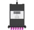 Кассета кроссовая NTSS 1 разъем MPO/UPC (male) 50/125 OМ4, на 12 LC/UPС (6 DLC/UPC), полярность U, черный NTSS-C-ST-504-1xMPO(m)/U-12xLC/U-U-BL 1