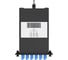 Кассета кроссовая NTSS 1 разъем MPO/АPC (male) 9/125, на 12 LC/UPС (6 DLC/UPC), полярность U, черный NTSS-C-ST-9-1xMPO(m)/A-12xLC/U-U-BL 1