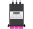 Кассета кроссовая NTSS STANDART 3 разъема MPO/UPC (male) 50/125 OМ4, на 36 LC/UPС (9 QLC/UPC), полярность А, черный NTSS-C-ST-504-3x12MPO(m)/U-36xLC/U-A-BL 1