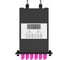 Кассета кроссовая NTSS STANDART 2 разъема MPO/UPC (male) 50/125 OМ4, на 24 LC/UPС (6 QLC/UPC), полярность А, черный NTSS-C-ST-504-2x12MPO(m)/U-24xLC/U-A-BL 1