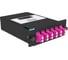 Кассета кроссовая NTSS STANDART 1 разъем 8MPO/UPC (male) 50/125 OМ4, на 8 LC/UPС (4 DLC/UPC), полярность А, черный NTSS-C-ST-504-1x8MPO(m)/U-8xLC/U-A-BL 1
