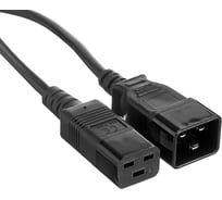 Кабель питания ExeGate UPS Power EC20-10P С19-С20 VDE-250V-3 1.5-СU, 16А, черный, 10м 280639