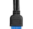 Планка портов в корпус ExeGate Type-C BrctUSB3-1C USB 3.2 Gen1 20pin IDC 20pin F -- USB 3.2 Gen1 Type-Cf, кабель 30см 298296 3