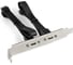 Планка портов в корпус ExeGate 2x Type-C SuperSpeed+ 10Gbps BrctUSB32E-2C USB3.2 Gen2 2xType-E 20Pin Male -- 2xType-C USB 3.2 Gen 2, SuperSpeed+ скорость до 298297 1