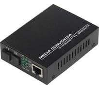WDM медиаконвертер NTSS с RJ45 портом 10/100Base-T и 10/100Base-FX с разъемом SC, рабочая длина волны (передача/прием) 1310/1550 нм, SM, дальность до 20 км, DC 5В 2Aшт NTSS-120A
