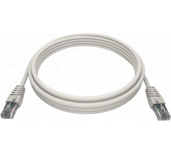 Патч-корд NTSS RJ45/8P8C, T568B UTP 6 кат. литой, 1.5 метра, LSZH, белый, шт NTSS-PC-UTP-RJ45-6-1.5-LSZH-WT