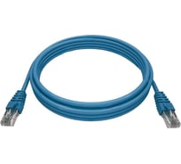 Патч-корд NTSS RJ45/8P8C, T568B UTP 6 кат. литой, 1.5 метра, LSZH, синий, шт NTSS-PC-UTP-RJ45-6-1.5-LSZH-BU