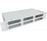 Кросс оптический KOSCAB 19'' укомплектованный 2U, 64 порта LC/APC duplex, 9/125 мкм (сплошная панель, сплайс-кассета 4шт, пигтейлы, КДЗС, адаптеры) серый RAL 7035шт КОС-КС-2U-64-2LC/A-9-SP1.5G0AY 1