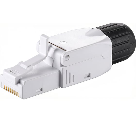 Коннектор Filum FL-PG-U5E-TS Сat 5e, UTP, RJ45(8p8c), 50мкд, toolless, универсальный, для одножильного и многожильного кабеля, 00-01293263