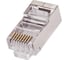 Коннектор Filum FL-PG-SH5E-LT Сat 5e, STP, RJ45(8p8c), 6мкд, универсальный, для одножильного и многожильного кабеля, 100 шт, 00-01293261 1