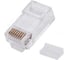 Коннектор Filum FL-PG-U6-WIB Cat 6, UTP, RJ45(8p8c), со вставкой, 50мкд, универсальный, для одножильного и многожильного кабеля, 100 шт, 00-01293266 1