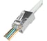 Коннектор Filum FL-PG-SH6-FC Cat 6, STP, RJ45(8p8c), сквозные отверстия, 50мкд, универсальный, для одножильного и многожильного кабеля, 100 шт, 00-01293271 1