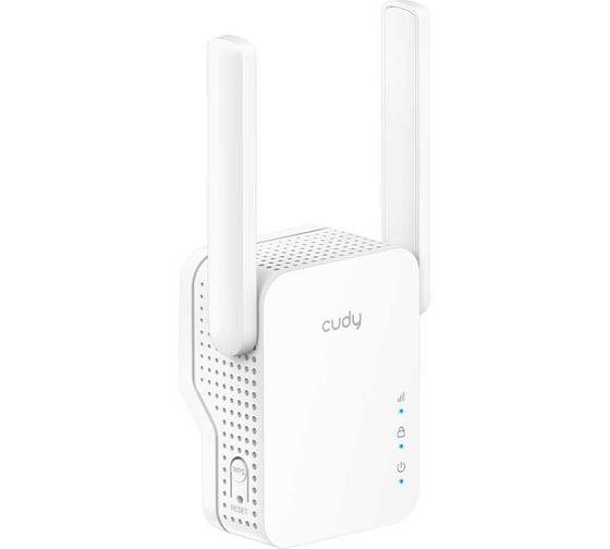 Усилитель сигнала RE300 1.0 Cudy Wi-Fi N300 с поддержкой Mesh, 2,4 ГГц, до 300 Мбит/с, 1x100 Мбит/с, 2 антенны, белый 10000152743
