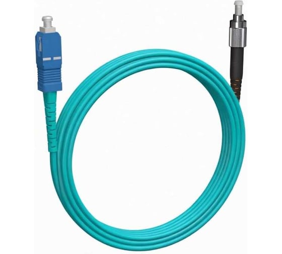 Шнур оптический KOSCAB spc SC/UPC-FC/UPC 50/125 OM3 2.0мм 79м LSZH (патч-корд)шт КОС-SPC-503-SC/U-FC/U-2.0-79