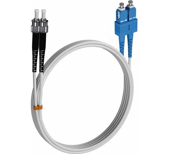 Шнур оптический KOSCAB dpc SC/UPC-ST/UPC G657.A1 3.0мм 10м LSZH (патч-корд) 1шт КОС-DPC-G657.A1-SC/U-ST/U-3.0-10