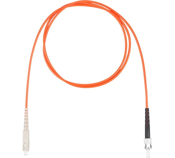 Шнур оптический KOSCAB spc SC/UPC-ST/UPC 50/125 3.0мм 54м LSZH (патч-корд) 1шт КОС-SPC-50-SC/U-ST/U-3.0-54