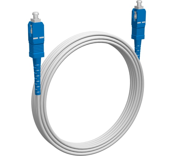 Шнур оптический KOSCAB spc SC/UPC-SC/UPC G657.A1 3.0мм 43м LSZH (патч-корд) шт КОС-SPC-G657.A1-SC/U-SC/U-3.0-43