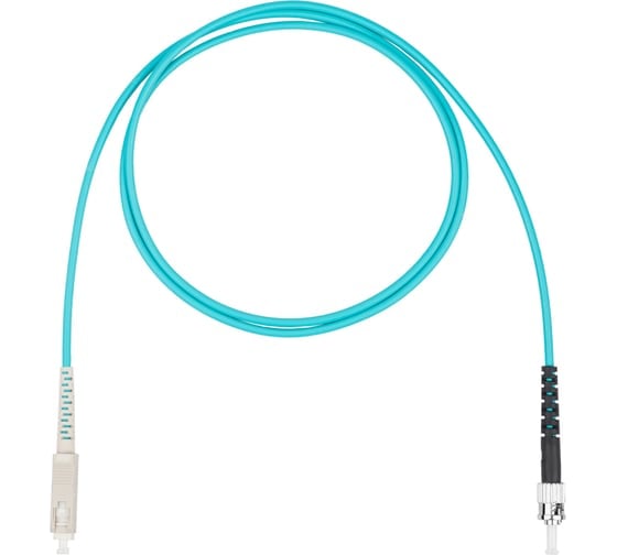 Шнур оптический KOSCAB spc SC/UPC-ST/UPC 50/125 OM3 2.0мм 10м LSZH (патч-корд) 1шт КОС-SPC-503-SC/U-ST/U-2.0-10