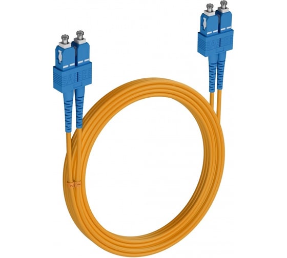 Шнур оптический KOSCAB dpc SC/UPC-SC/UPC 9/125 3.0мм 95м LSZH (патч-корд)шт КОС-DPC-9-SC/U-SC/U-3.0-95