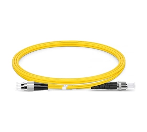 Шнур оптический KOSCAB dpc FC/UPC-ST/APC 9/125 2.0мм 49м LSZH (патч-корд)шт КОС-DPC-9-FC/U-ST/A-2.0-49