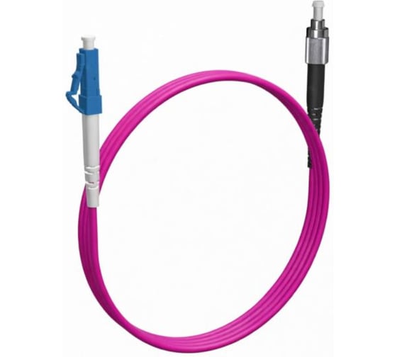Шнур оптический KOSCAB spc LC/UPC-FC/UPC 50/125 OM4 2.0мм 55м LSZH (патч-корд)шт КОС-SPC-504-LC/U-FC/U-2.0-55
