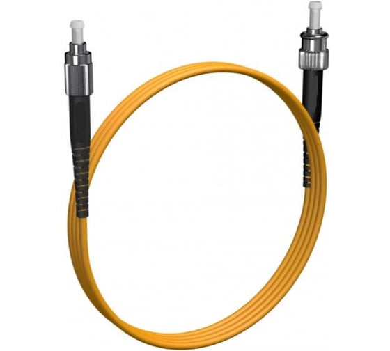 Шнур оптический KOSCAB spc FC/UPC-ST/APC 9/125 2.0мм 61м LSZH (патч-корд)шт КОС-SPC-9-FC/U-ST/A-2.0-61