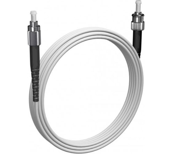 Шнур оптический KOSCAB spc ST/UPC-FC/APC G657.A1 3.0мм 79м LSZH (патч-корд)шт КОС-SPC-G657.A1-ST/U-FC/A-3.0-79