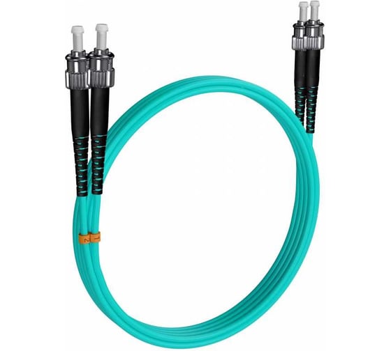 Шнур оптический KOSCAB dpc ST/UPC-ST/UPC 50/125 OM3 2.0мм 19м LSZH (патч-корд)шт КОС-DPC-503-ST/U-ST/U-2.0-19