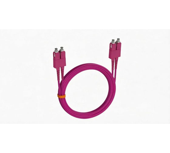 Шнур оптический KOSCAB dpc FC/UPC-FC/UPC 50/125 OM4 3.0мм 83м LSZH (патч-корд)шт КОС-DPC-504-FC/U-FC/U-3.0-83