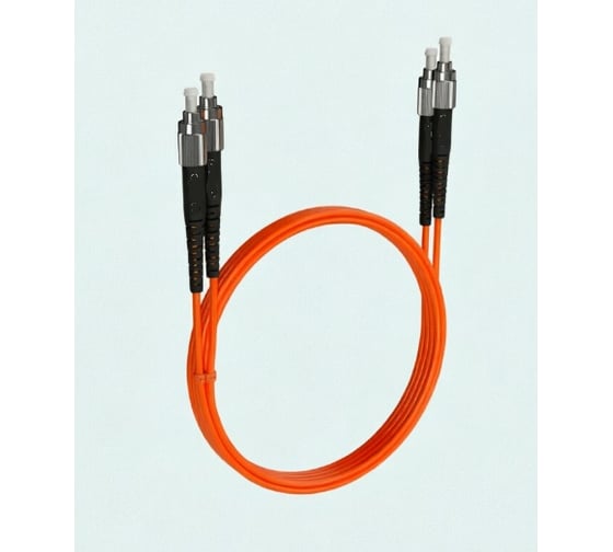 Шнур оптический KOSCAB dpc FC/UPC-FC/UPC 62.5/125 2.0мм 8м LSZH (патч-корд)шт КОС-DPC-62.5-FC/U-FC/U-2.0-8
