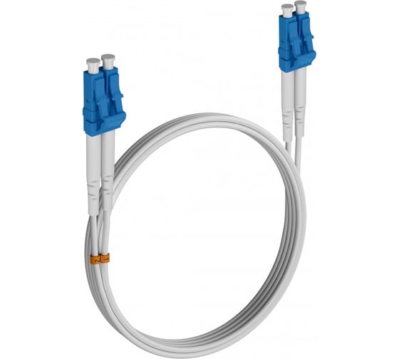 Шнур оптический KOSCAB dpc LC/UPC-LC/UPC G657.A1 3.0мм 50м LSZH (патч-корд)шт КОС-DPC-G657.A1-LC/U-LC/U-3.0-50