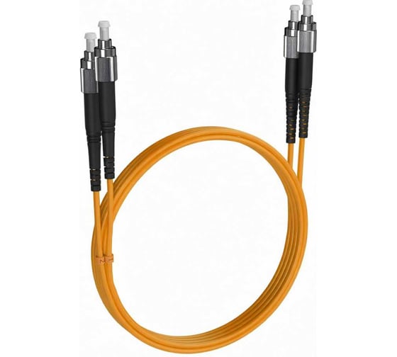 Шнур оптический KOSCAB dpc ST/UPC-ST/APC 9/125 3.0мм 71м LSZH (патч-корд)шт КОС-DPC-9-ST/U-ST/A-3.0-71