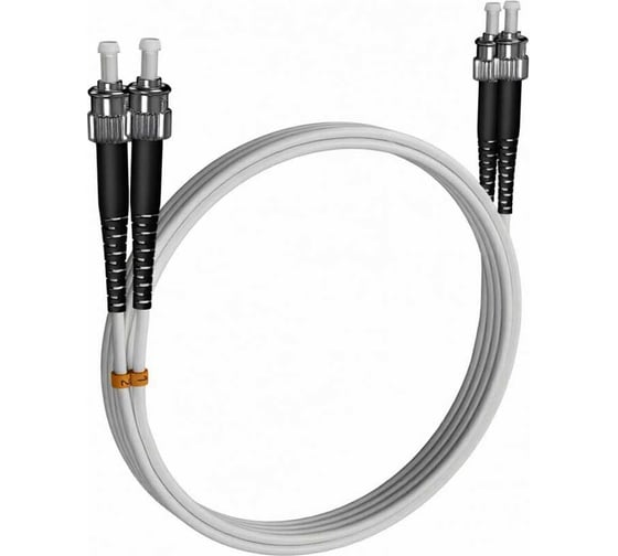 Шнур оптический KOSCAB dpc ST/UPC-ST/APC G657.A1 3.0мм 3м LSZH (патч-корд)шт КОС-DPC-G657.A1-ST/U-ST/A-3.0-3