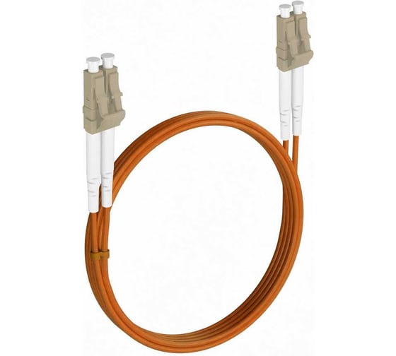 Шнур оптический KOSCAB dpc LC/UPC-LC/UPC 62.5/125 2.0мм 10м LSZH (патч-корд)шт КОС-DPC-62.5-LC/U-LC/U-2.0-10