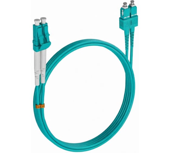 Шнур оптический KOSCAB dpc LC/UPC-SC/UPC 50/125 OM3 2.0мм 73м LSZH (патч-корд)шт КОС-DPC-503-LC/U-SC/U-2.0-73