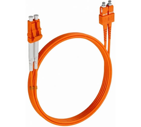 Шнур оптический KOSCAB dpc LC/UPC-SC/UPC 62.5/125 2.0мм 95м LSZH (патч-корд)шт КОС-DPC-62.5-LC/U-SC/U-2.0-95