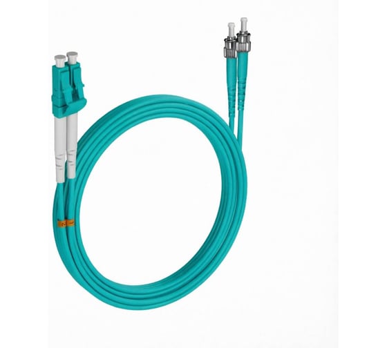 Шнур оптический KOSCAB dpc LC/UPC-ST/UPC 50/125 OM3 3.0мм 71м LSZH (патч-корд)шт КОС-DPC-503-LC/U-ST/U-3.0-71