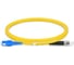 Шнур оптический KOSCAB  dpc SC/UPC-ST/APC 9/125 2.0мм 19м LSZH (патч-корд)шт КОС-DPC-9-SC/U-ST/A-2.0-19 1