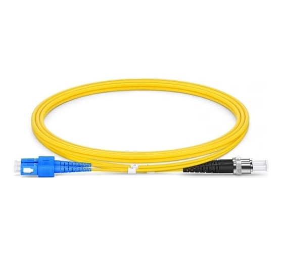 Шнур оптический KOSCAB dpc SC/UPC-ST/APC 9/125 2.0мм 37м LSZH (патч-корд)шт КОС-DPC-9-SC/U-ST/A-2.0-37