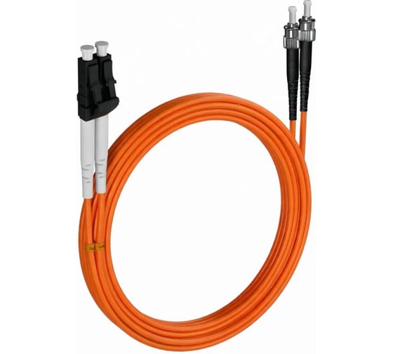 Шнур оптический KOSCAB dpc LC/UPC-ST/UPC 62.5/125 3.0мм 58м LSZH (патч-корд)шт КОС-DPC-62.5-LC/U-ST/U-3.0-58
