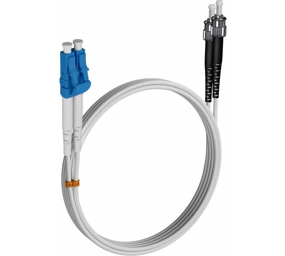 Шнур оптический KOSCAB dpc LC/UPC-ST/UPC G657.A1 2.0мм 8м LSZH (патч-корд)шт КОС-DPC-G657.A1-LC/U-ST/U-2.0-8